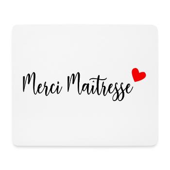 GELIEBTE. VIELEN DANK. DANKE HERRIN. GESCHENK - Mousepad (Querformat) - Weiß - Vorne