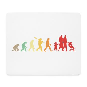Family Evolution - Family Birthday Gift - Mouse Pad (horizontal) - white - Front