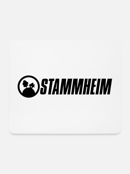 Stammheim Logo Classic - Mousepad (Querformat) - Weiß