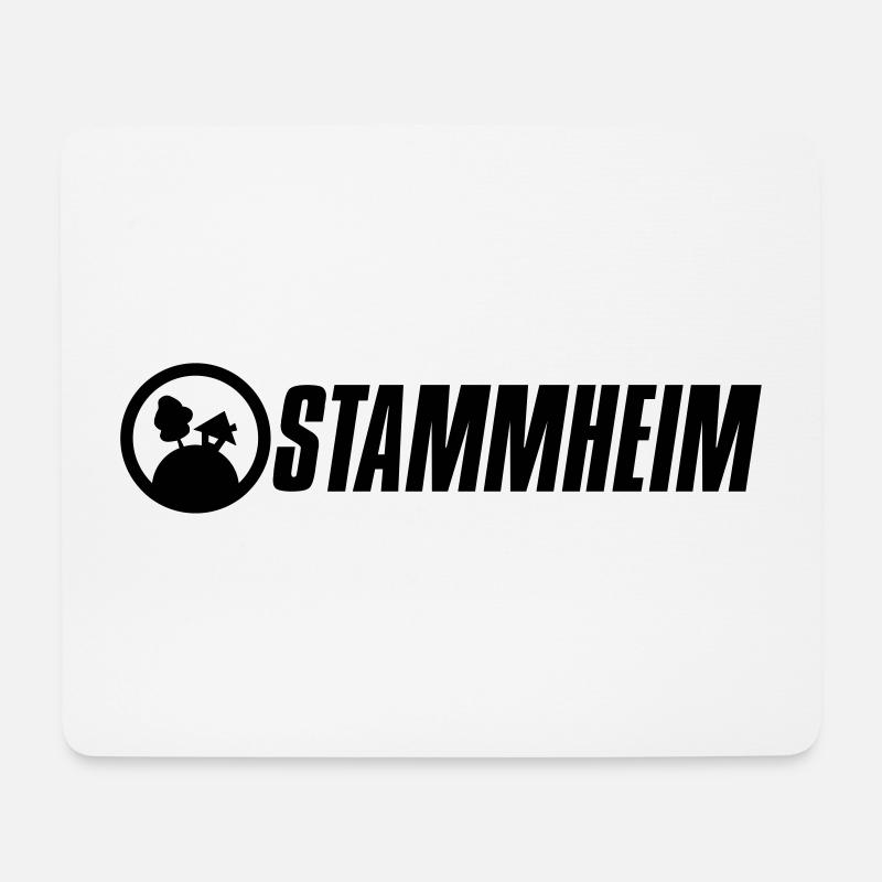 Stammheim Logo Classic - Mousepad (Querformat) - Weiß