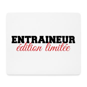 Entraineur | Foot | Coach | Basket | Tennis | Pap - Tapis de souris (format paysage) - blanc - Devant