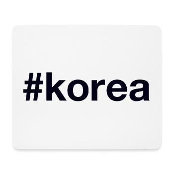 KOREA Hashtag - Mouse Pad (horizontal) - white - Front