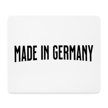 Fabriqué en Allemagne - Tapis de souris (format paysage) - blanc - Devant