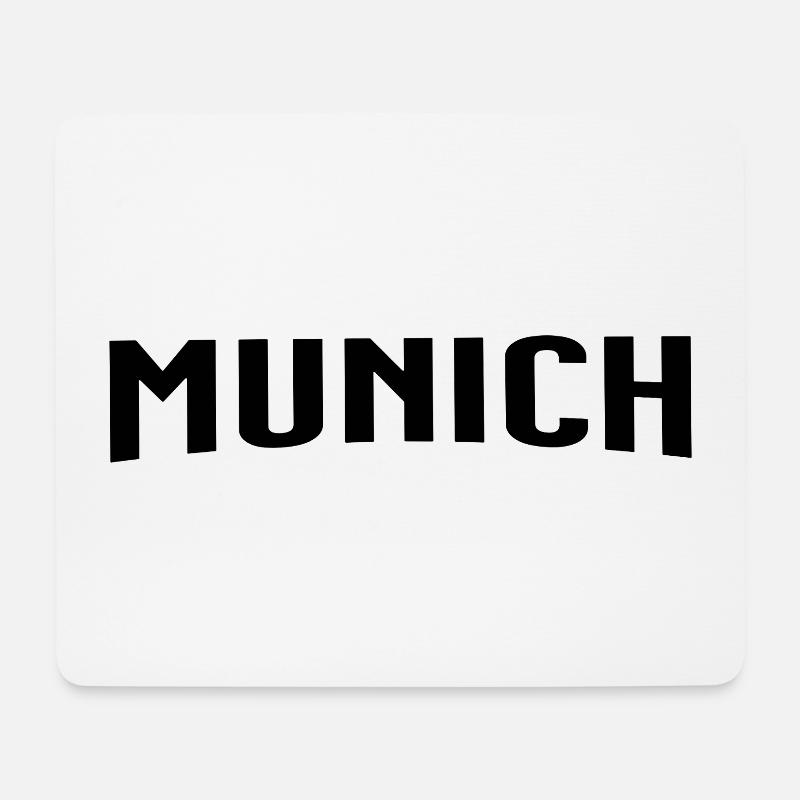 Munich - Mousepad (Querformat) - Weiß