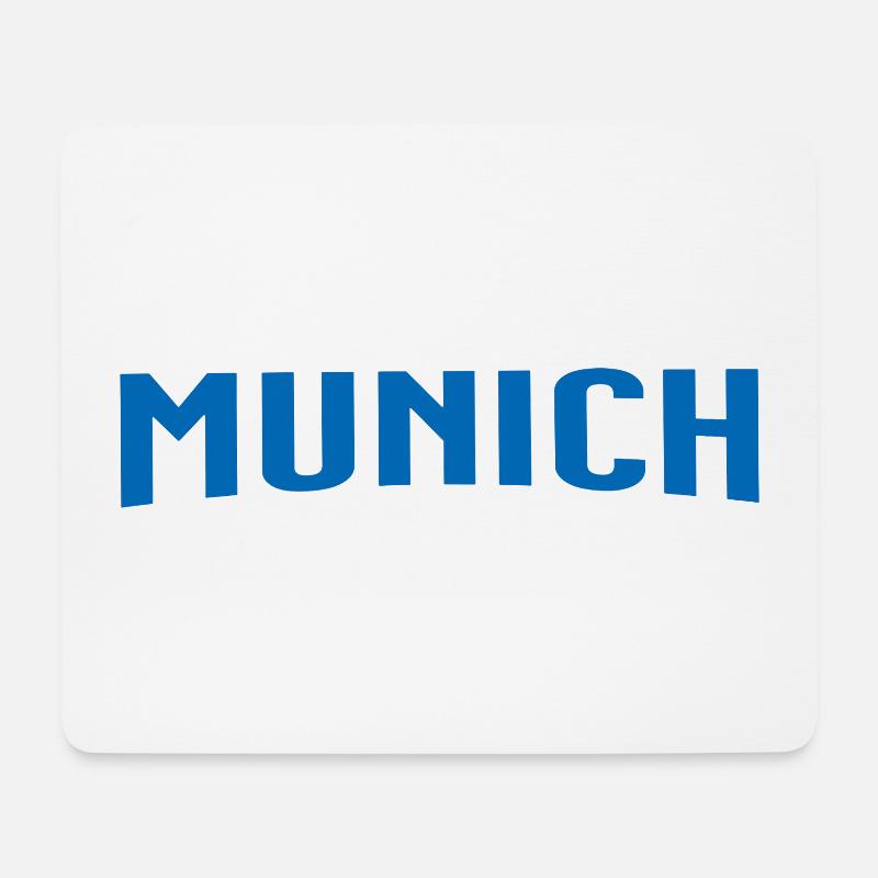 Munich - Mouse Pad (horizontal) - white