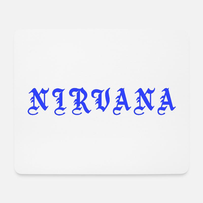 NIRVANA - Mousepad (Querformat) - Weiß