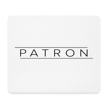 PATRON; Boss; Chef; Gönner - Mousepad (Querformat) - Weiß - Vorne