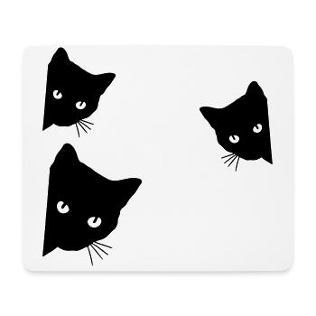 cats - Mousepad (Querformat) - Weiß - Vorne