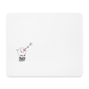 Trumpeter - Mouse Pad (horizontal) - white - Front
