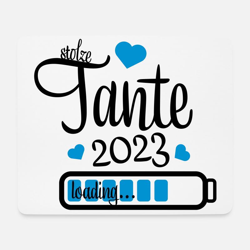 tante 2023 - Mousepad (Querformat) - Weiß