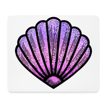 Coquillages - Tapis de souris (format paysage) - blanc - Devant