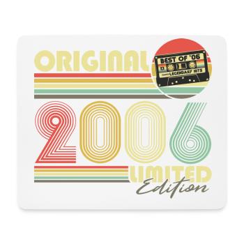 Original 2006 Vintage Birthday Vintage Retro - Mouse Pad (horizontal) - white - Front