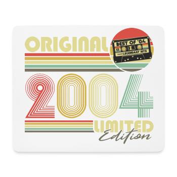 Original 2004 Vintage Anniversaire Vintage Rétro - Tapis de souris (format paysage) - blanc - Devant