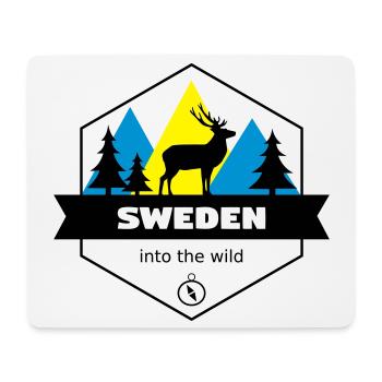 Schweden in die Wildnis - Mousepad (Querformat) - Weiß - Vorne