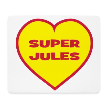 Super jules - Mousepad (Querformat) - Weiß - Vorne