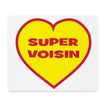 Super Voisin - Mouse Pad (horizontal) - white - Front