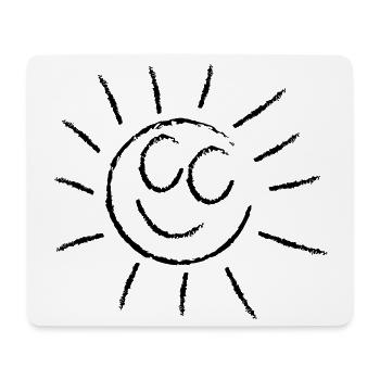 Sonne - Mousepad (Querformat) - Weiß - Vorne