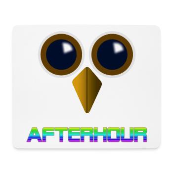 Afterhour Drogen Eule druff - Mousepad (Querformat) - Weiß - Vorne