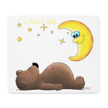 Süßer Bär - Mousepad (Querformat) - Weiß - Vorne