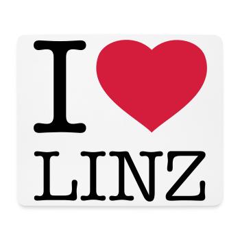 I LOVE LINZ Austria Österreich - Mouse Pad (horizontal) - white - Front