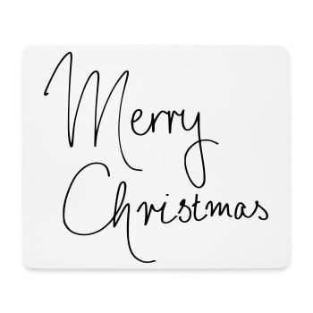 joyeux Noël - Tapis de souris (format paysage) - blanc - Devant