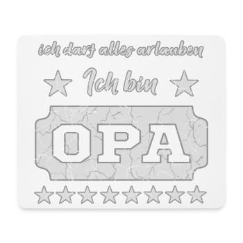 Spruch Opa - Mousepad (Querformat) - Weiß - Vorne