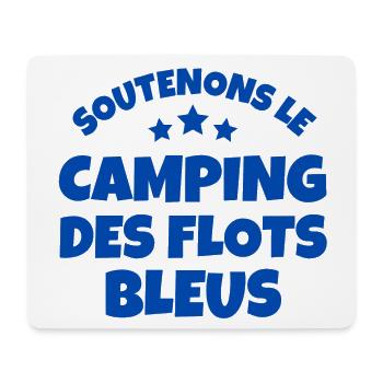 camping, fan de camping, campeur - Tapis de souris (format paysage) - blanc - Devant