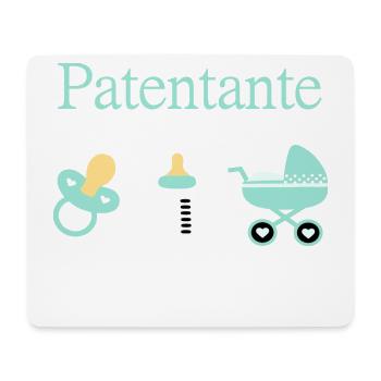Patentante Taufe Geburt Junge - Mousepad (Querformat) - Weiß - Vorne