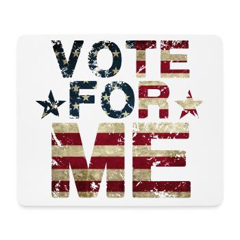 Vote for ME - Tapis de souris (format paysage) - blanc - Devant
