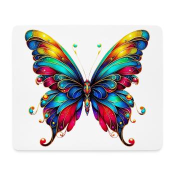 Butterfly - Mouse Pad (horizontal) - white - Front