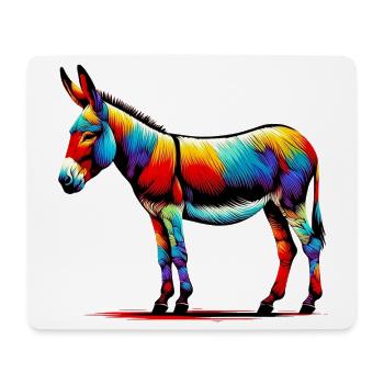 Esel, Schnuller, Maultier - Mousepad (Querformat) - Weiß - Vorne