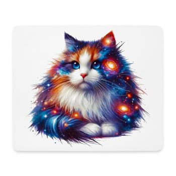 Katze - Mousepad (Querformat) - Weiß - Vorne