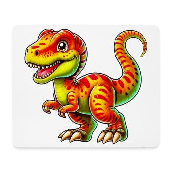 Dinosaurier - Mousepad (Querformat) - Weiß - Vorne