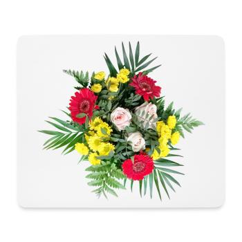 BOUQUET - Tapis de souris (format paysage) - blanc - Devant