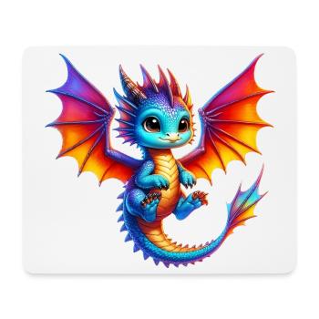 Dragon - Mouse Pad (horizontal) - white - Front