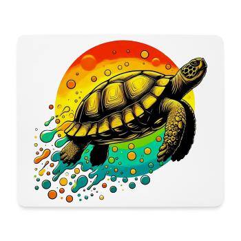 Turtle - Mouse Pad (horizontal) - white - Front