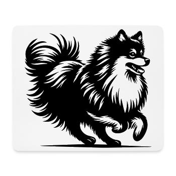 Spitz - Mousepad (Querformat) - Weiß - Vorne