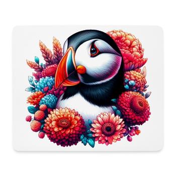 Puffin - Mouse Pad (horizontal) - white - Front