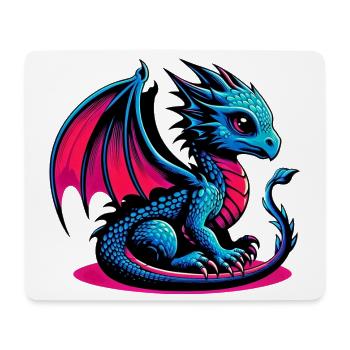 Dragon - Mouse Pad (horizontal) - white - Front
