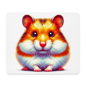 Hamster - Mouse Pad (horizontal) - white - Front