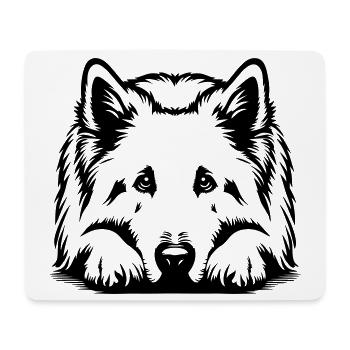 Swiss Shepherd - Mouse Pad (horizontal) - white - Front