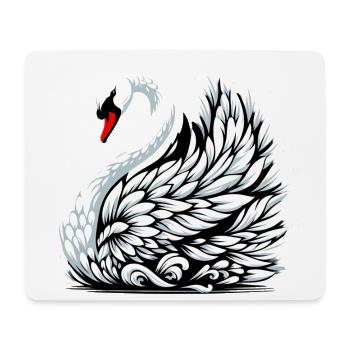Swan - Mouse Pad (horizontal) - white - Front