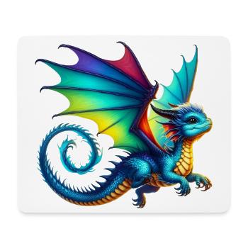 Dragon - Mouse Pad (horizontal) - white - Front