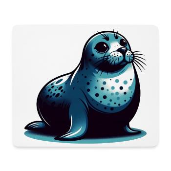 Siegel - Mousepad (Querformat) - Weiß - Vorne