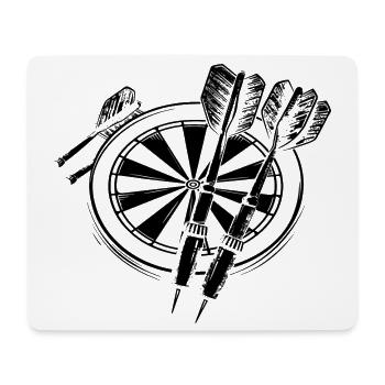 Dard - Tapis de souris (format paysage) - blanc - Devant