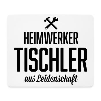 Heimwerker Tischler - Mousepad (Querformat) - Weiß - Vorne