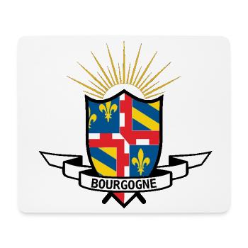 Weinrot - Mousepad (Querformat) - Weiß - Vorne