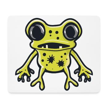 Frog Halloween Comic Funny - Mouse Pad (horizontal) - white - Front