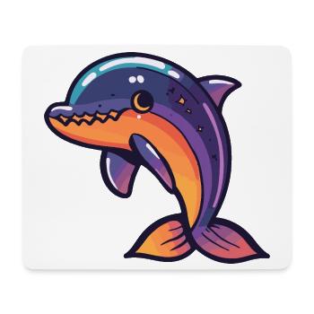 Dolphin Halloween Zombie - Mouse Pad (horizontal) - white - Front