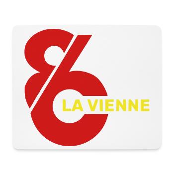 Vienne 86 logo - Mouse Pad (horizontal) - white - Front